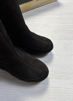 Сапоги замш новые коричневые шоколад платформы сапоги коричневое новенькое ботинки на танкетке bearpaw3 фото