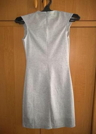 Красивое жемчужно-серое платье популярного бренда2 фото