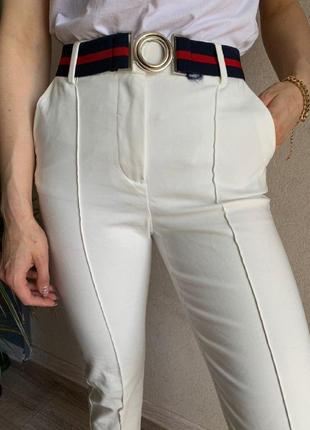 Белые повседневные штаны orsay2 фото