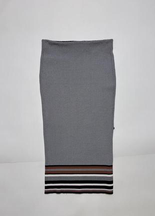 Трикотажная юбка миди2 фото