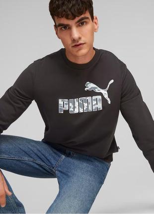 Реглан світшот puma оригінал на флісі