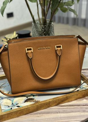 Сумка оригінал michael equivalent кожа - saffiano leather