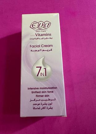 Eva skin care facial cream крем для лица 7 в 1 с витаминами. 45г (tube)