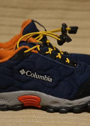 Фірмові темно-сині утеплені дитячі черевики columbia firecamp waterproof 27 р.