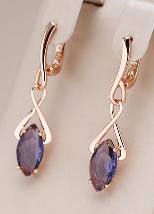 Сережки (медичне золото з пробою 585)