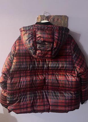 Пуховик tommy hilfiget tartan. оригинал2 фото