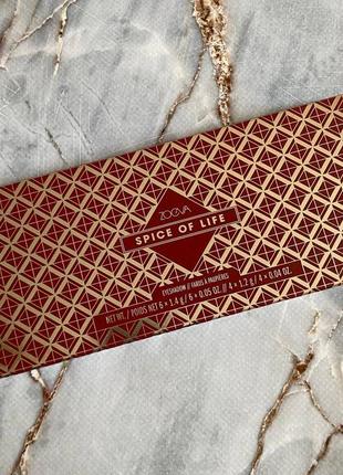 Палетка тіней spice of life від zoeva