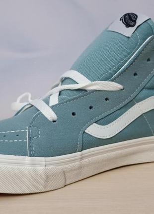 Зимние vans old school blue шерсть