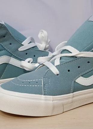 Зимние vans old school blue шерсть4 фото