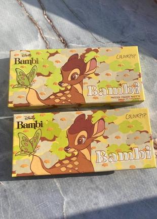 Палетка тіней bambi від colourpop