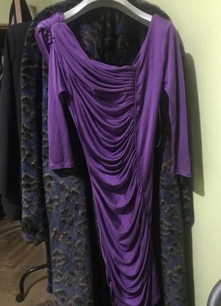 Дизайнерское шелковое асимметричное  вечернее платье от catherine malandrino6 фото