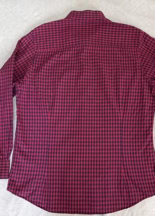 Бренд jean carriere мужская хлопковая рубашка , размер - l3 фото