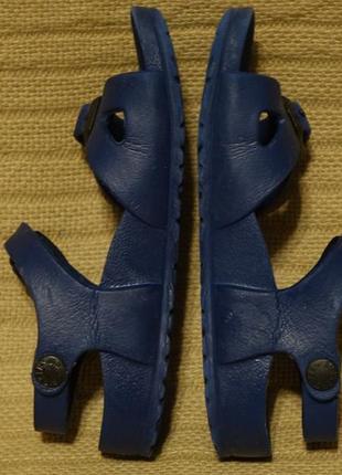 Темно-синие ортопедические фирменные босоножки birkenstock германия 27 р7 фото