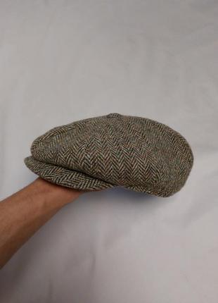 Кепка жиганка harris tweed 8 piece baker boy flat cap