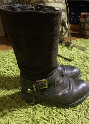 Сапоги ботинки ботинки 22см потолка 33размер зима утепленные овчина