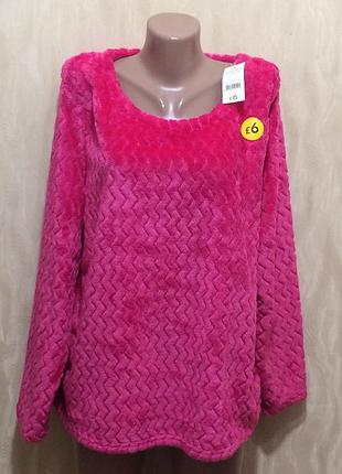 Піжамна флісова кофта george, р.18-20