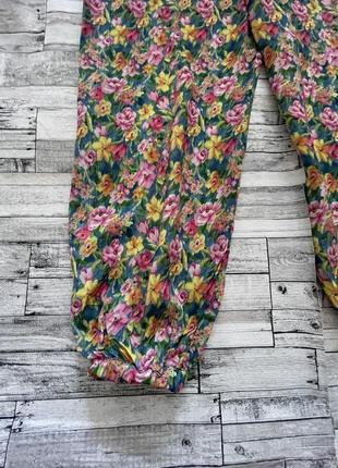Штани на літо, літні штани в квіти від zara 134см6 фото