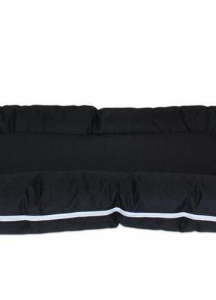 Лежак для собак ponton black вологостійкий двосторонній m - 80х60х10см5 фото