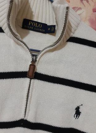 Чоловічий светр в полоску polo ralph lauren3 фото