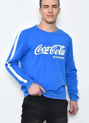 Стильный свитшот с принтом coca cola / свитер кофта