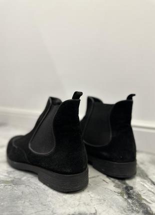 Высокие ботинки демисезонные замшевые оксфорд giardini4 фото