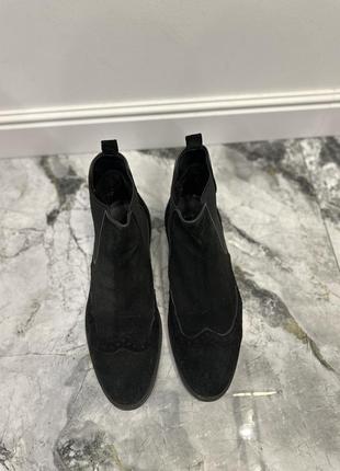 Высокие ботинки демисезонные замшевые оксфорд giardini2 фото