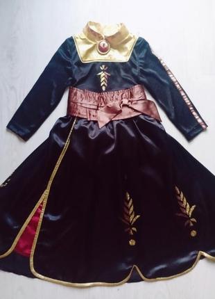 Карнавальное платье принцессы анны на 3-4 года.