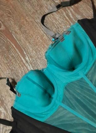 Р.30f/65f розкішний мереживний корсет пеньюар від masguerade lingerie8 фото