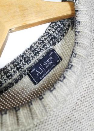 Armani jeans женский шерстяной свитер оригинальный размер m