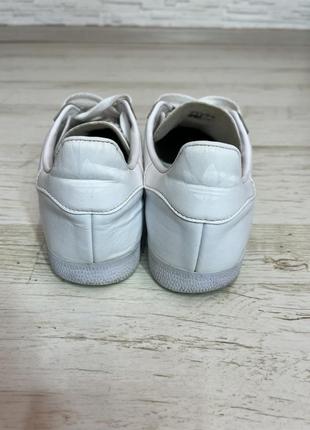 Стильные кожаные кроссовки adidas gazelle8 фото