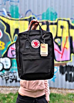 🔥 рюкзак fjallraven kanken classic black1 фото