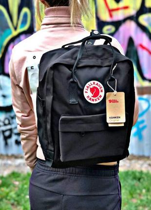 🔥 рюкзак fjallraven kanken classic black9 фото