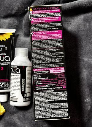 Стійка крем-фарба без аміаку garnier olia