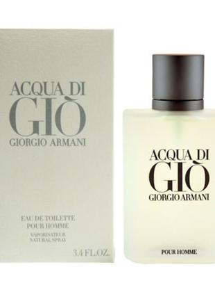 Чоловіча туалетна вода acqua di gio men 100 мл