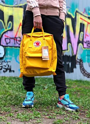 Рюкзак fjallraven kanken classic yellow9 фото