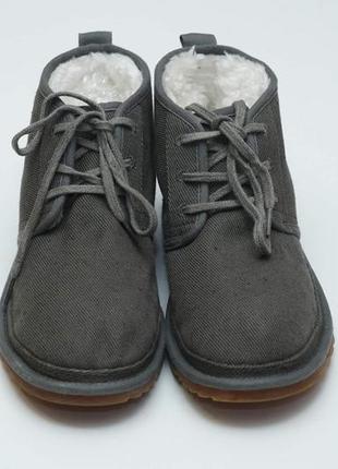 Чоловічі черевики ugg сірого кольору3 фото
