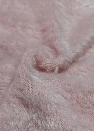 Женская пушистая кофточка с открытой красивой спинкой new look размер m, цвет пылевая роза3 фото