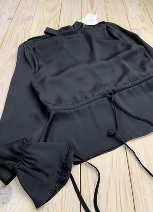 Привлекательная роскошная черная вечерняя блуза топ с открытой спиной na-kd7 фото