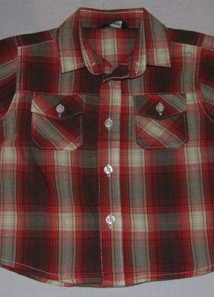 Рубашка котон 1 - 2 мальчику george  тениска