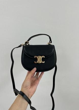 Сумка celine mini besace clea black