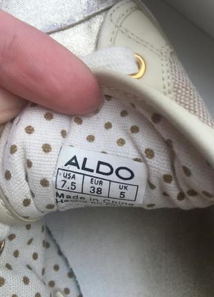 Стильные кеды на шнурках aldo4 фото