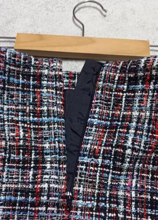 Женская твидовая юбка в стиле шаннель george размер 14 (евр.42)5 фото