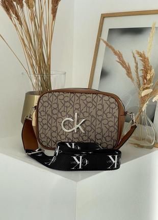 Сумка calvin klein bag brown5 фото