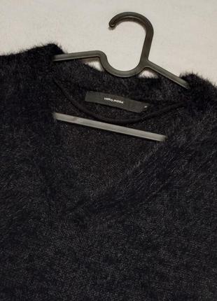 Женская пушистая кофточка с v-образным вырезом vero moda размер xs-s6 фото