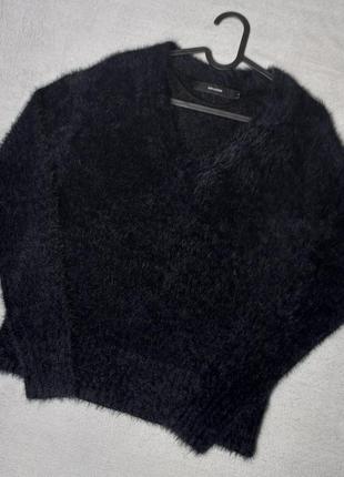 Жіноча пухнаста кофтинка з v-образним вирізом vero moda розмір xs-s