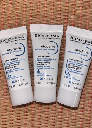 Bioderma atoderm intensive gel 💙 очищающий гель-мусс для сухой, атопичной и чувствительной кожи лица и тела, франция 🇫🇷