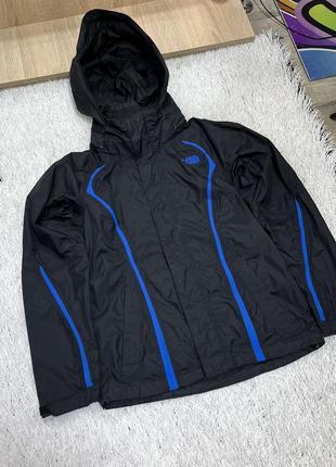 Жіноча куртка мембрана дощовик 3 в 1 The the north face face чорні tnf hyvent xs