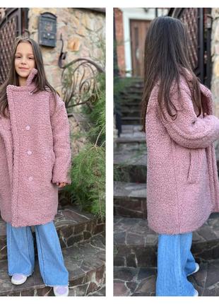 Нереально стильна шубка тедді