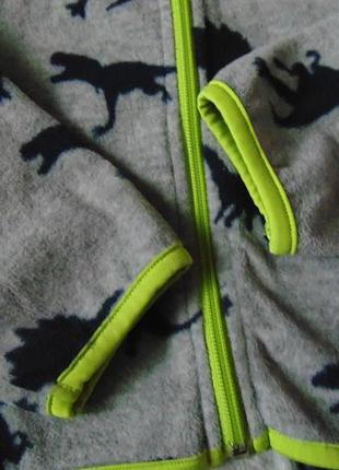Яркая флисовая толстовка h&amp;m 7
