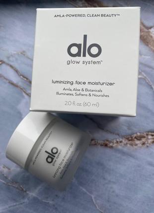 Зволожуючий крем для обличчя luminizing face moisturizer від alo glow system